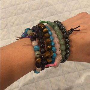 7 beaded bracelets